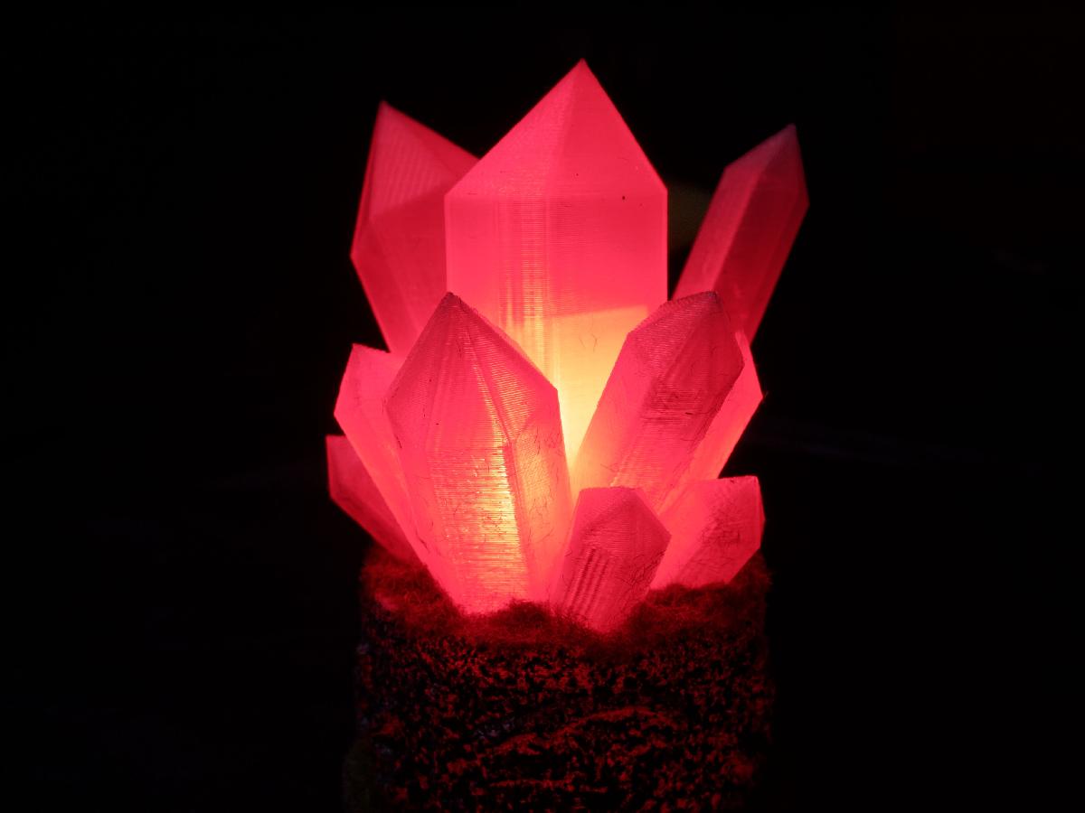 Luz LED de Cristal