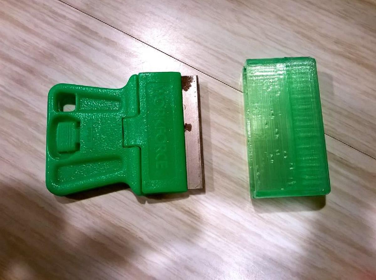 Capa para raspador de lamina miniatura