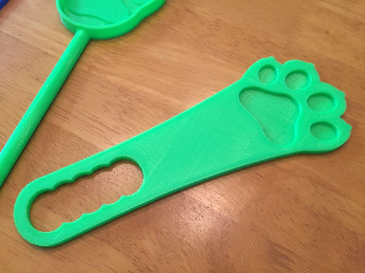 Colheres de pata de gato