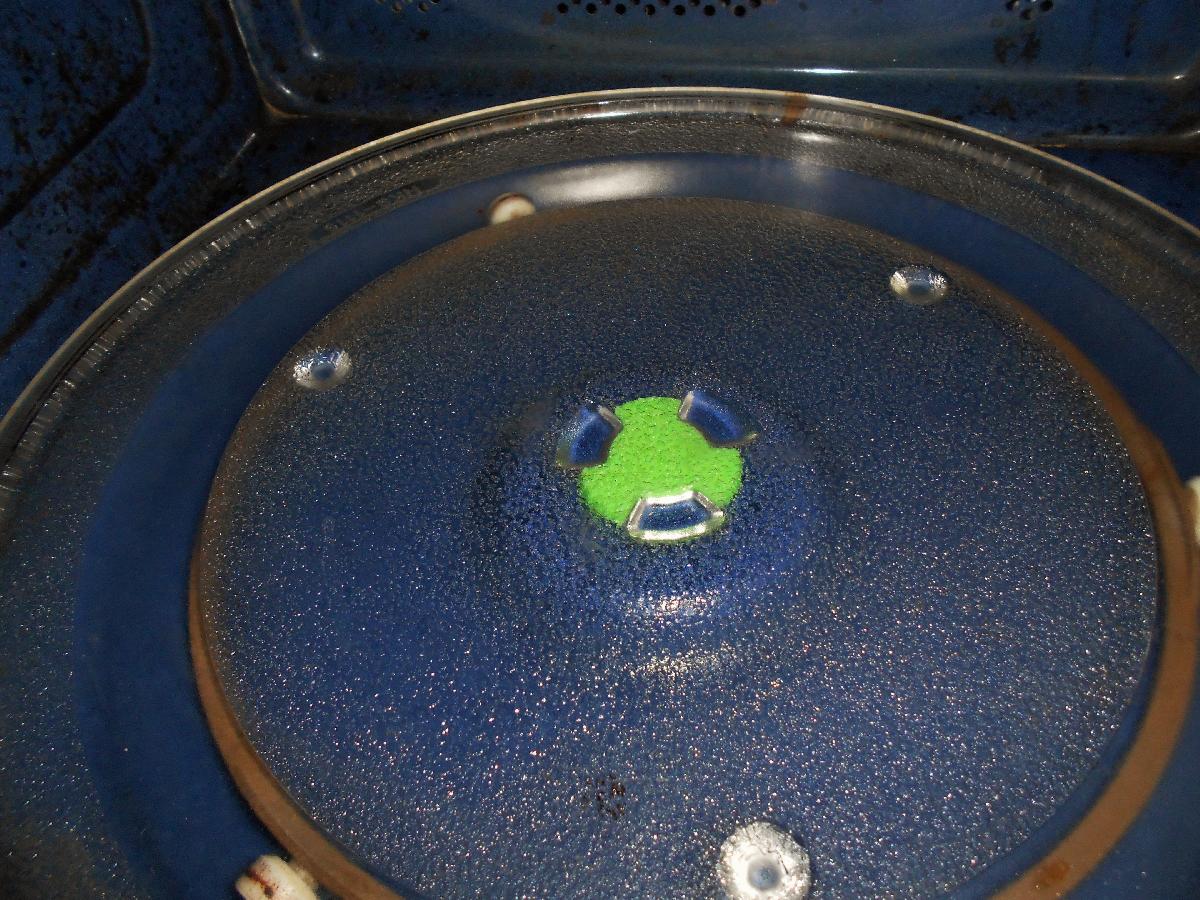 Substituicao do prato giratorio do micro ondas