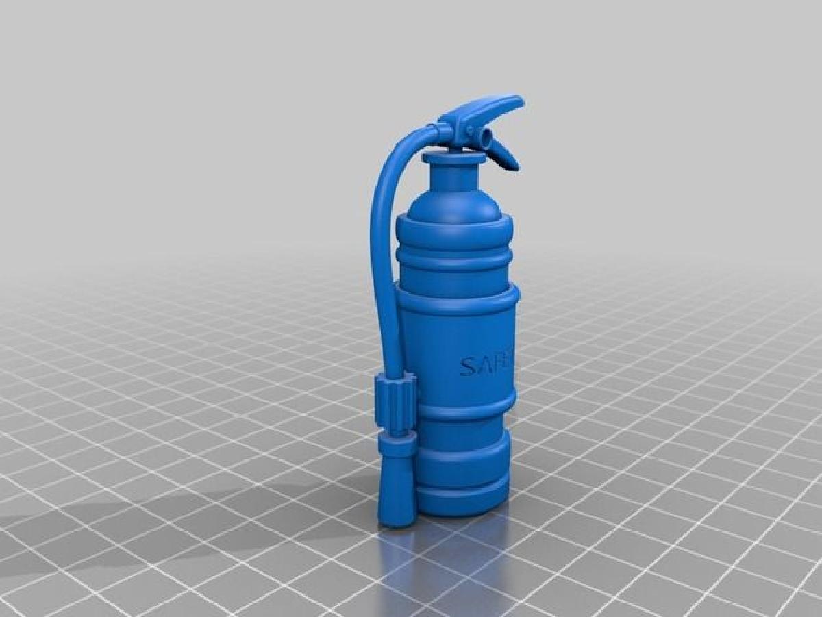 Extintor de incendio em miniatura