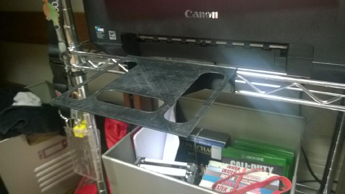 suporte padrao para impressora 3D para prateleiras de metal
