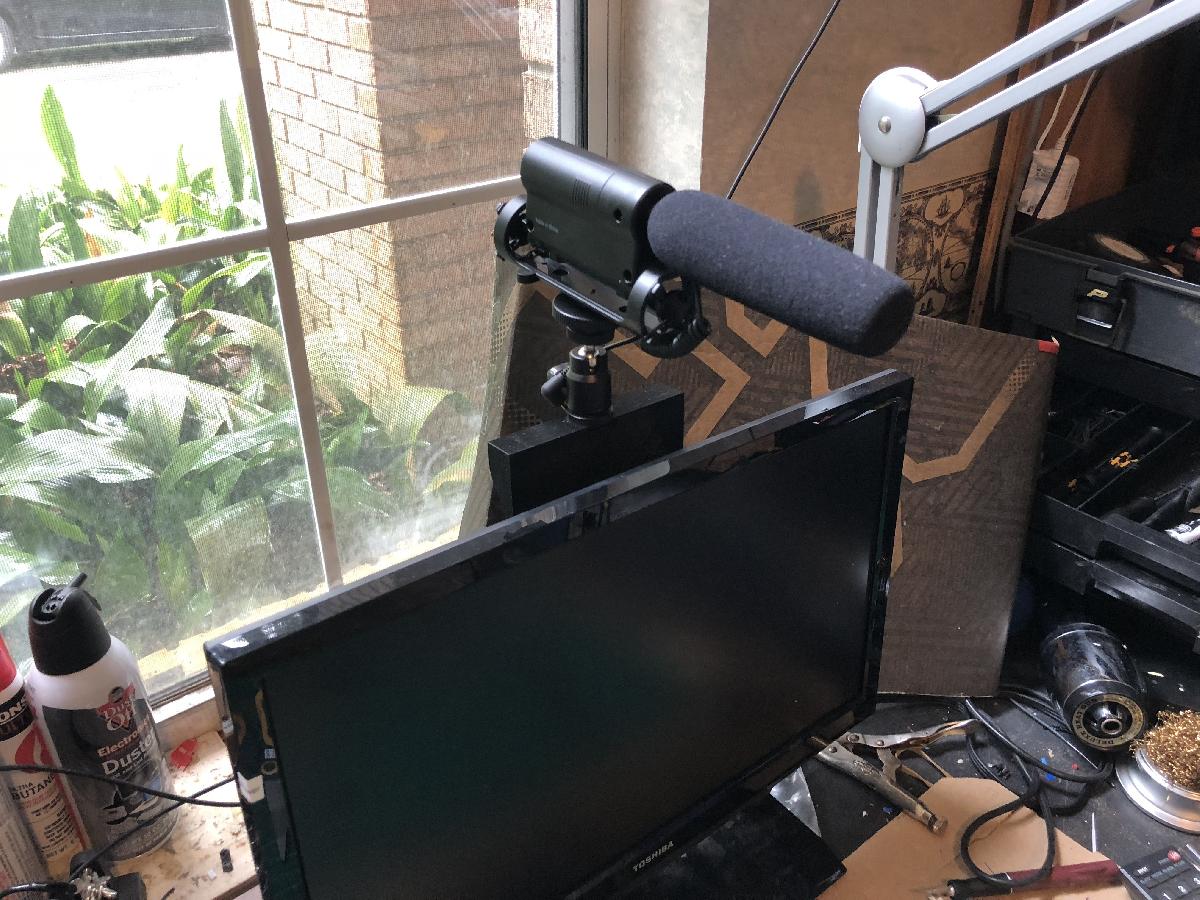Monitor de computador sapata fria e montagem 1/4  20 para cameras e microfones