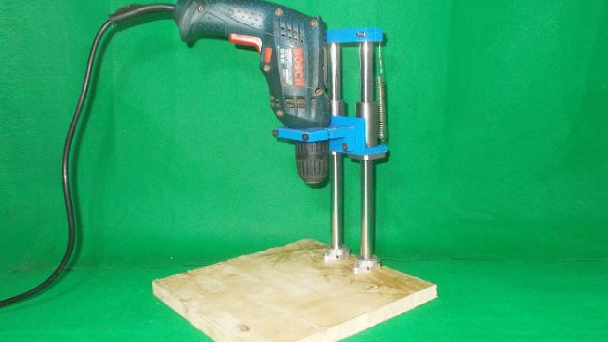 Furadeiras de Precisao Caseiras DIY Suporte de Ferramentas Manuais de Madeira Base de Furadeira Barata