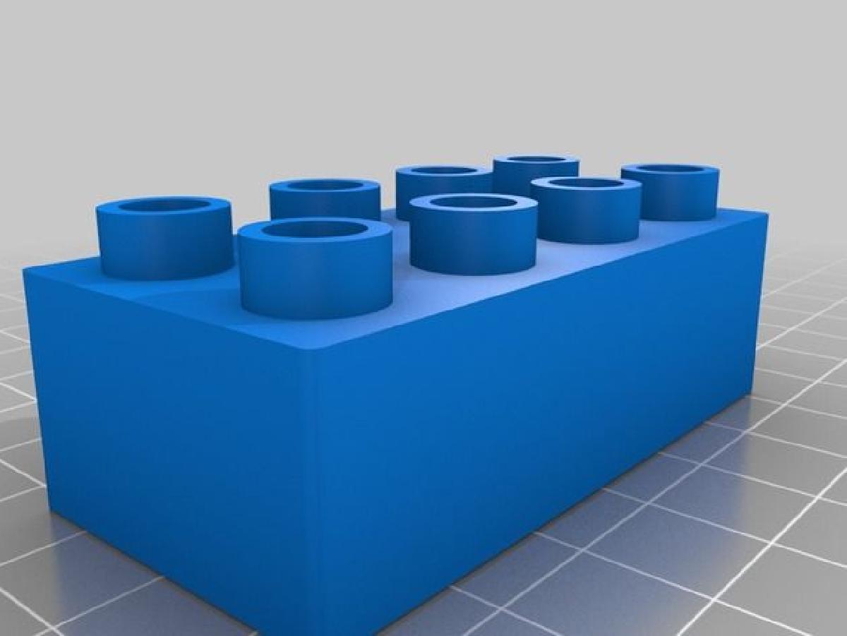 Tijolos 2x4 padrao duplo compativel