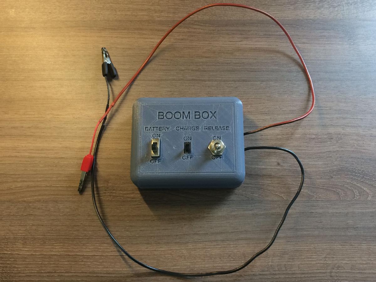 caixa de banco de capacitores de alta tensao BOOM box