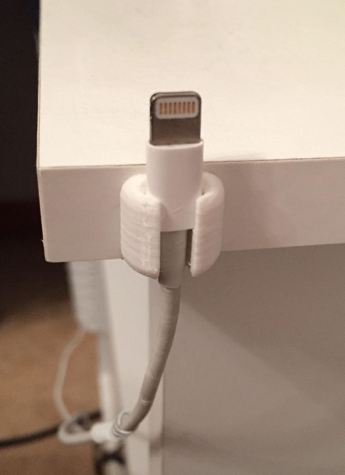 Suporte de cabo para mesa de cabeceira   apple lightning