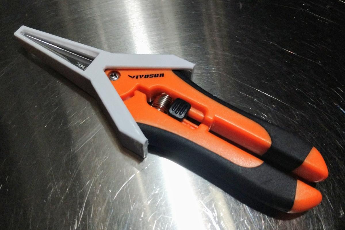 Protetor de lamina para tesouras de poda retas ou curvadas Vivosun de 6,5   STL e Fusion 360