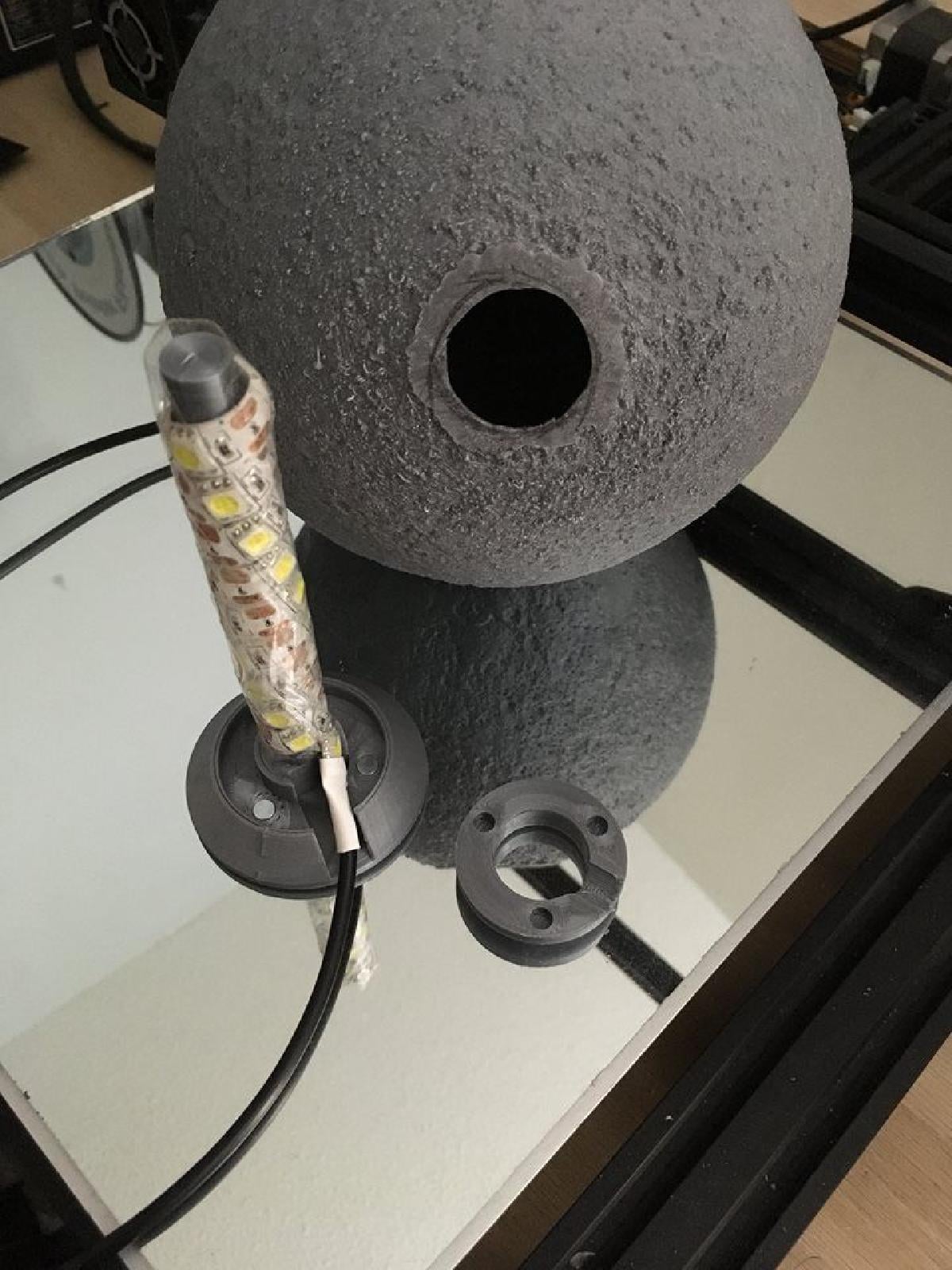 Suporte Magnetico para Lampada Lunar de Detalhe Progressivo (Versao de 6 / 152mm)