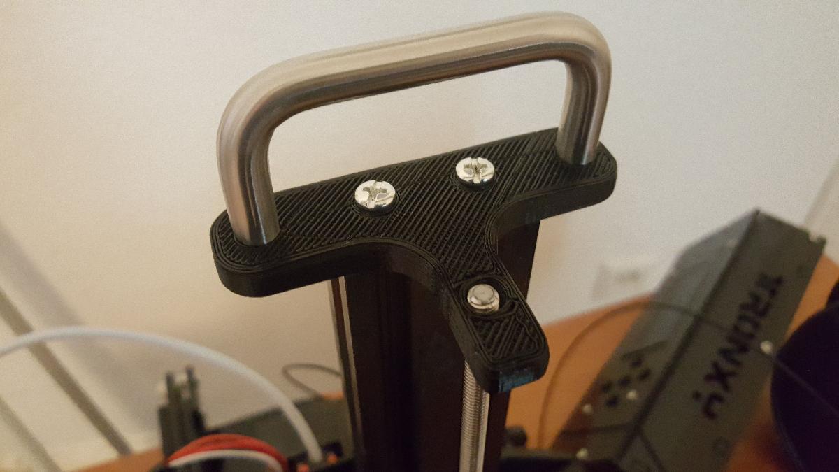 Estabilizador de haste do eixo Z Tronxy X1 com alca