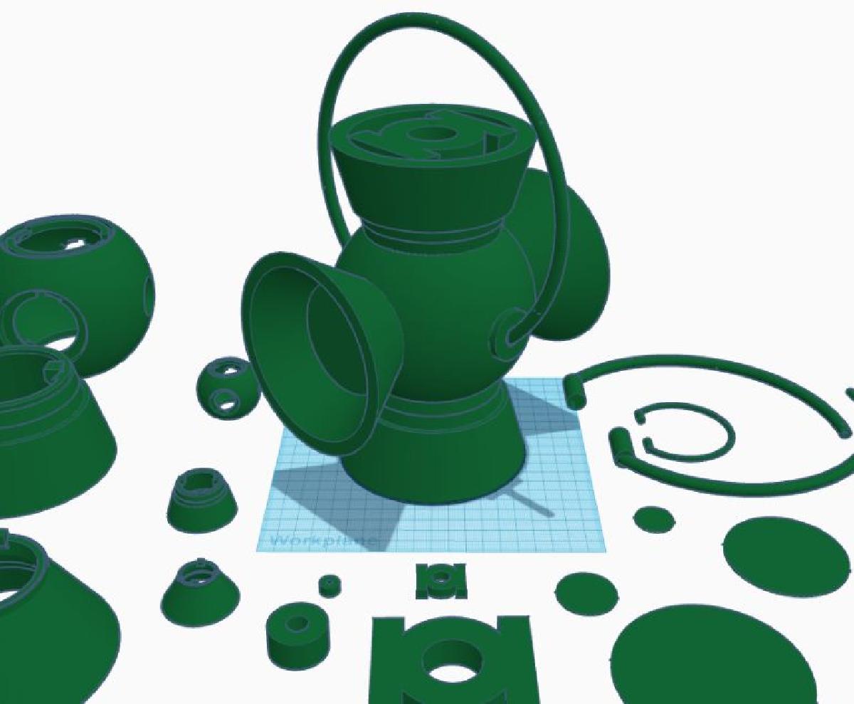 Bateria do Lanterna Verde