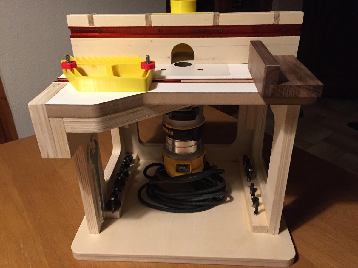 Tabela de roteador para Dewalt D26204 QS CNC e impressao 3D