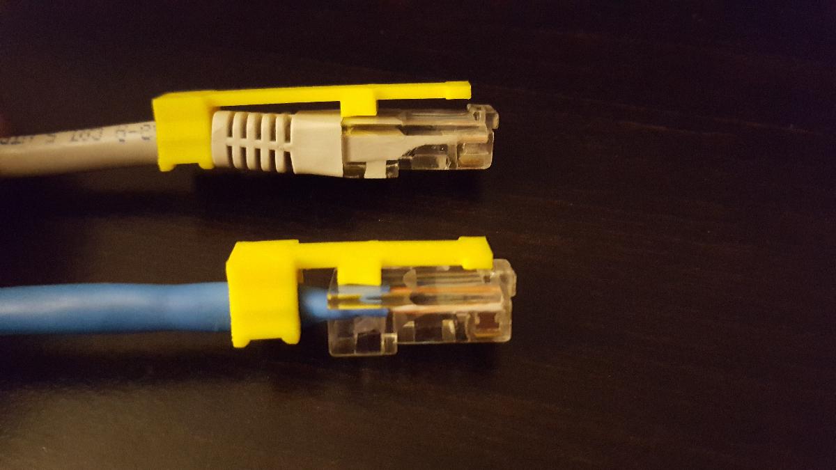 Reparo de clipe de cabo Ethernet RJ45