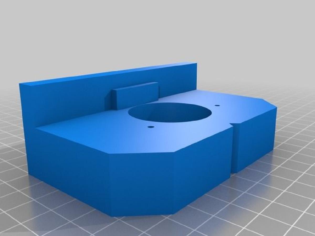 Gabarito de dobradica de bolso para armario