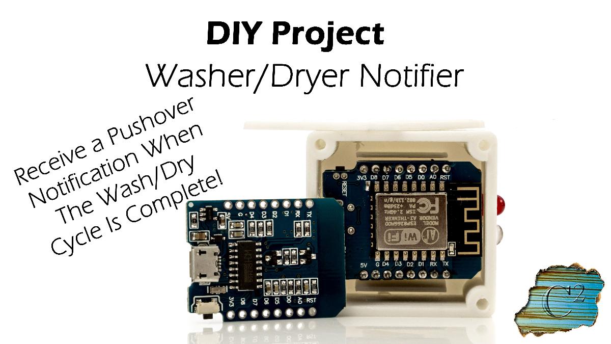 Notificador de Lavadora/Secadora (ESP8266/Arduino/d1 mini)
