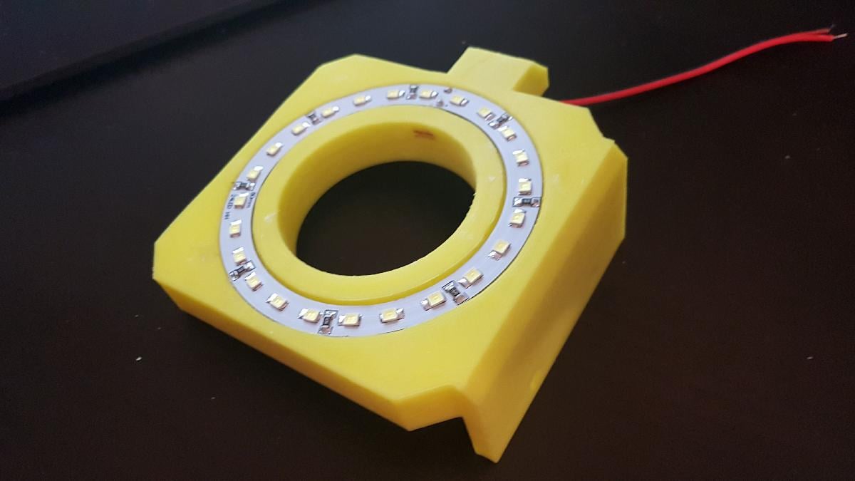 Luz LED para mini moinho