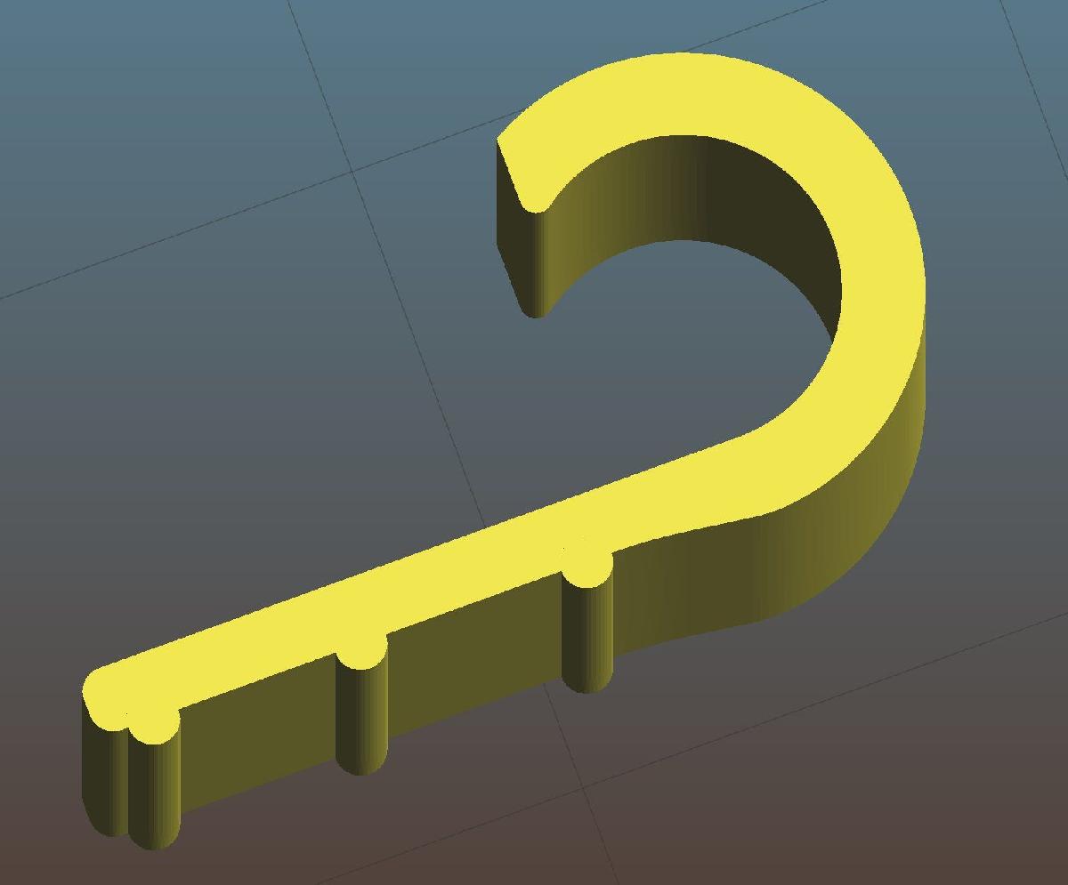 Clipe de Gancho de Cabo para Acabamento de Carro