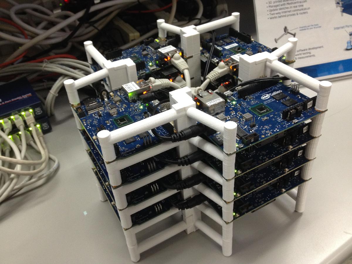 pecas de montagem para torre Intel Galileo