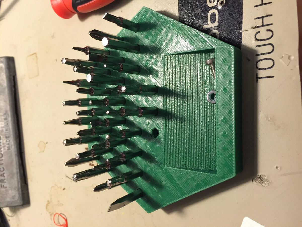 Organizador de bits hexagonais pequenos de 4 mm Marca Husky