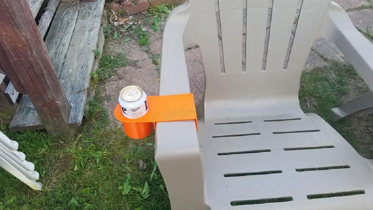 Suporte para copos para cadeiras Adirondack de plastico