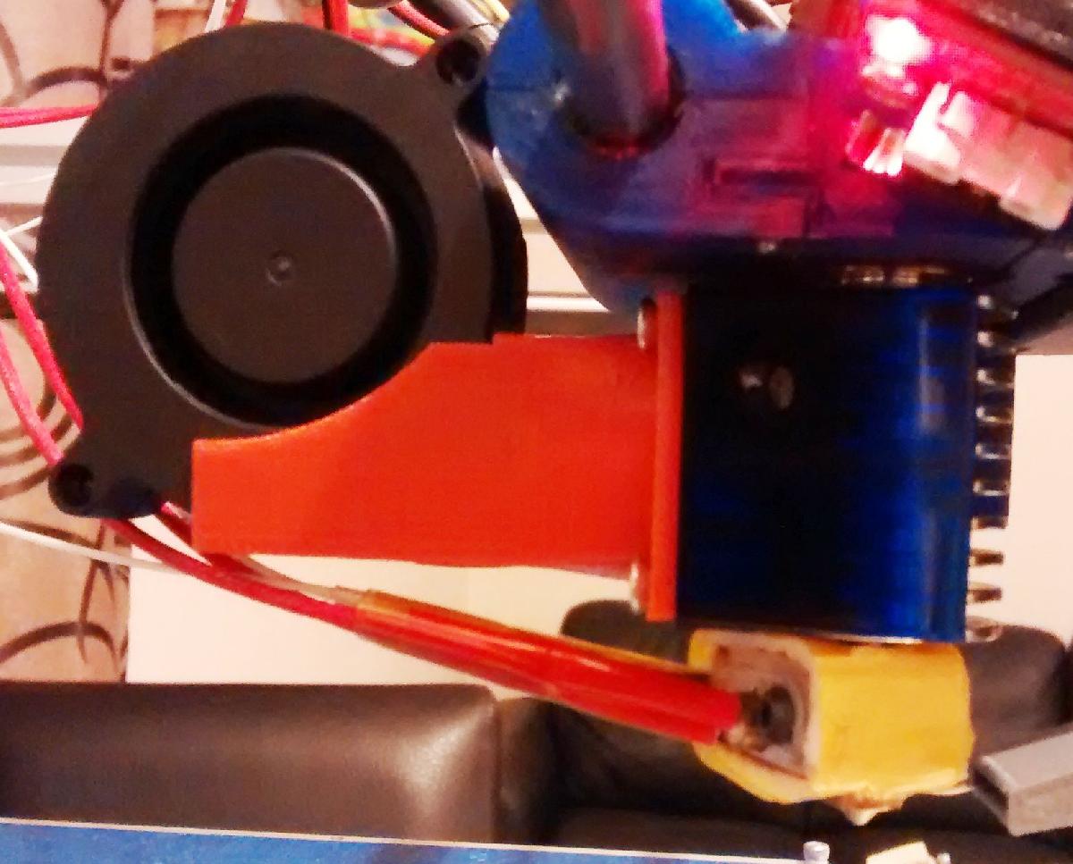 Adaptador de ventilador radial E3D (ventoinha 5015)