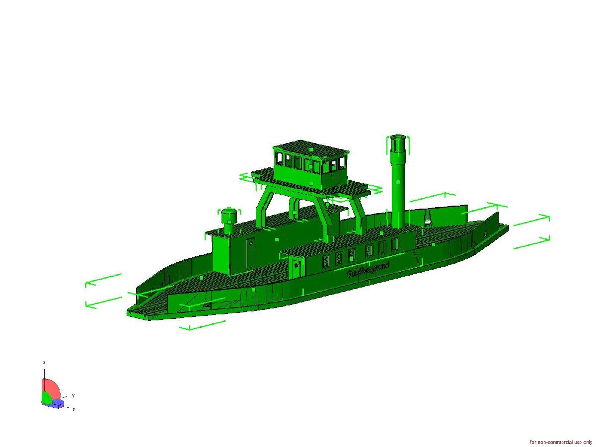 Ferry do Trem Hvalpsund H0