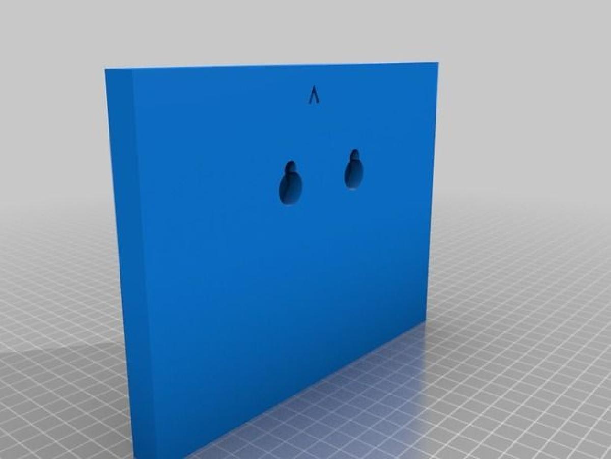 Prateleira de canto zig zag mini display