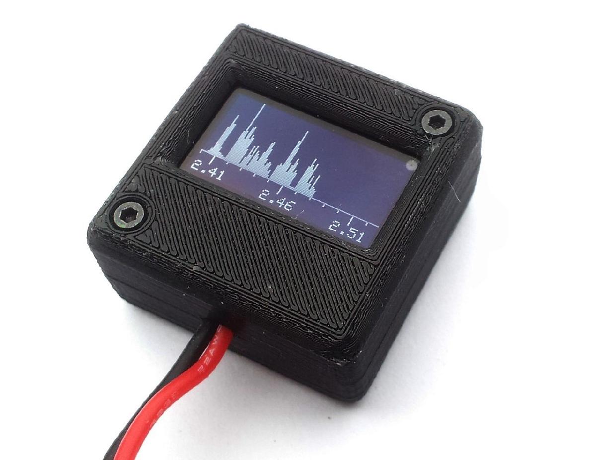 Estojo do espectrografo de alta sensibilidade Lantian Mini de frequencia 2.4G
