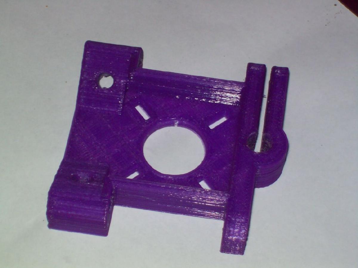 Suporte de motor Z integrado, vertice do quadro e bracadeira de haste para Prusa Mendel