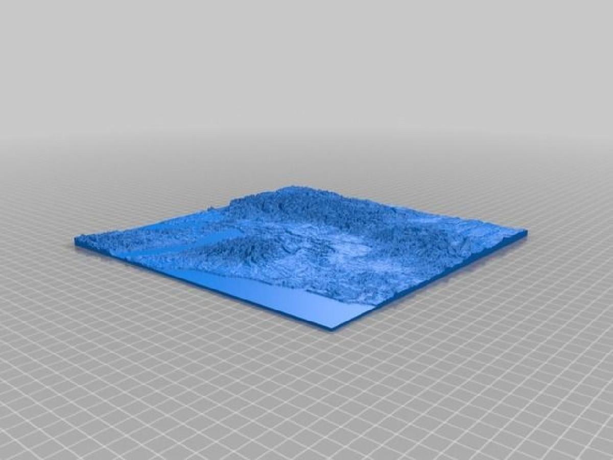 Topografia de Seattle / Oeste de Washington