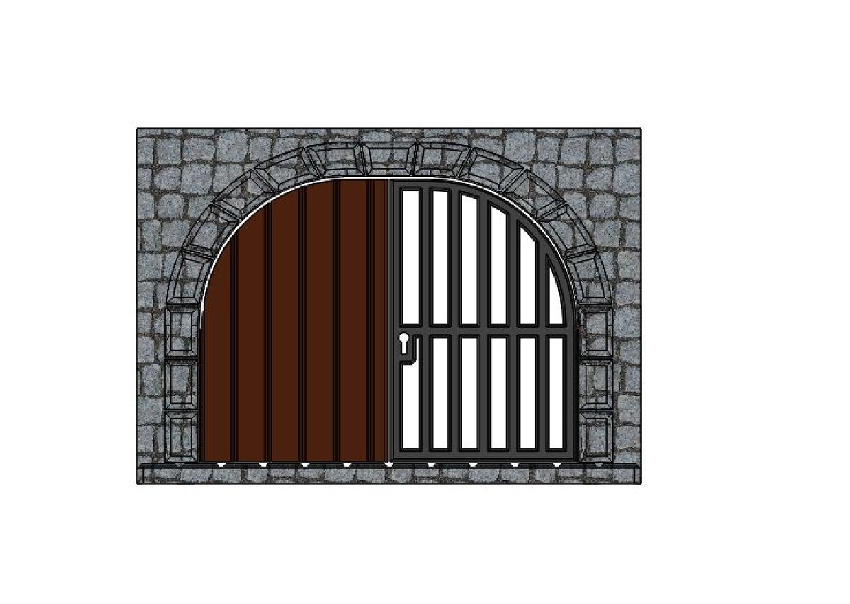 Porta de masmorra   Porta dupla   RPG de mesa   Terreno em miniatura