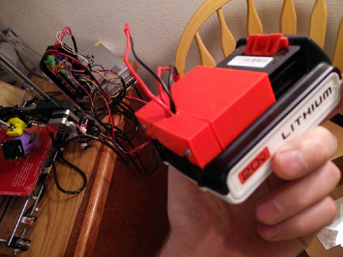 Adaptador de bateria Black And Decker 20v