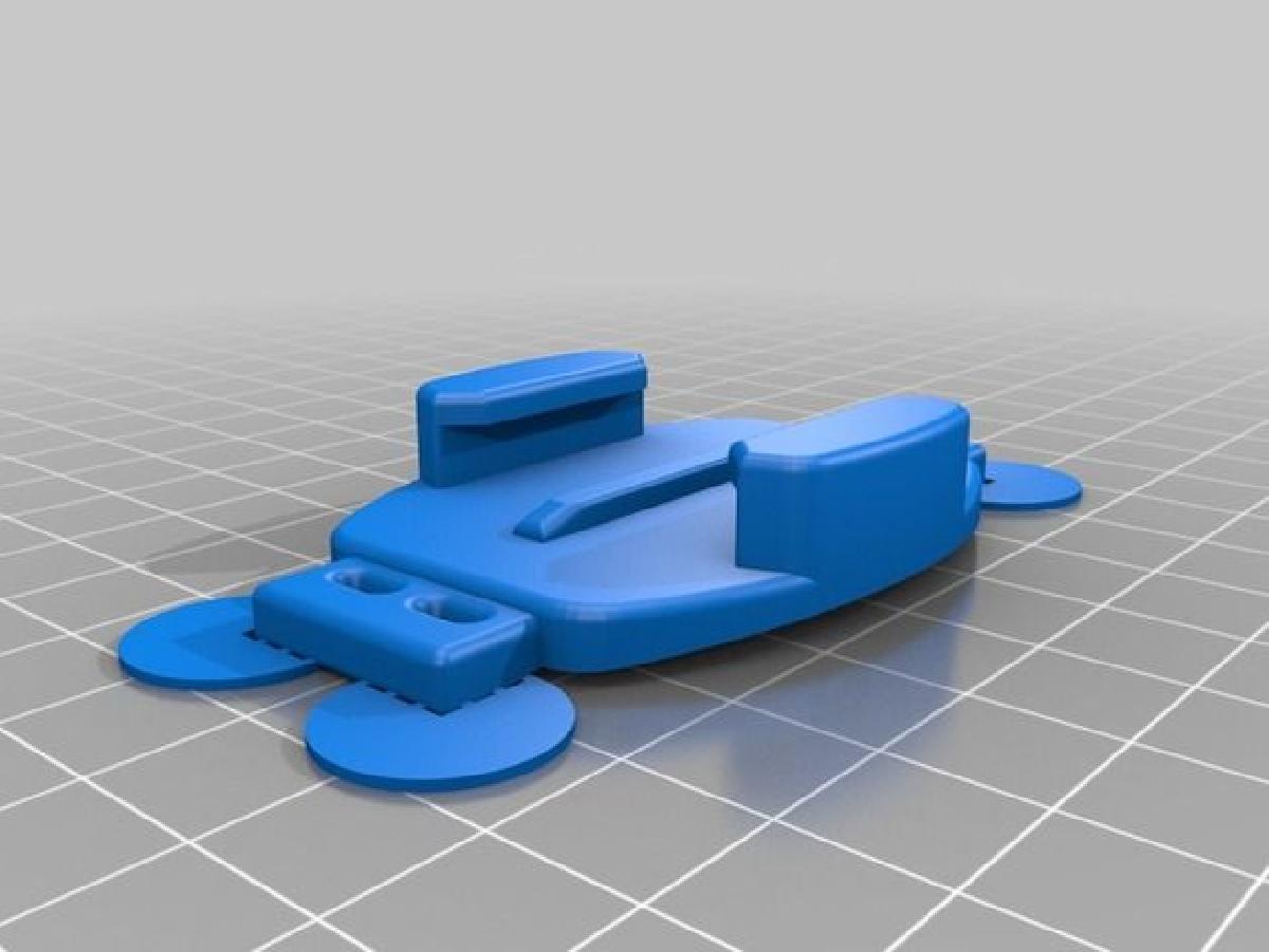 Bracadeira de nylon suporte curvo GoPro