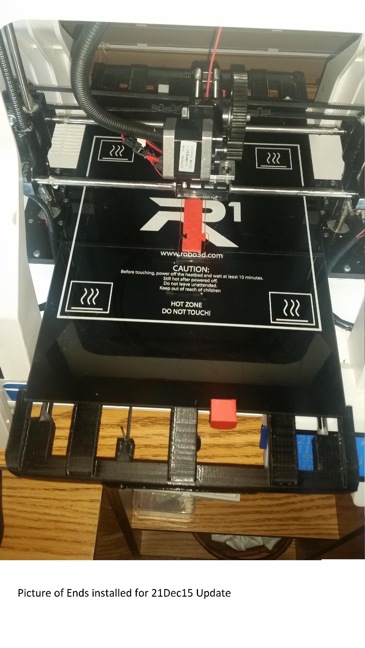 Pergo Robo3D R1 (e mais) atualizacao de trilhos Y de 330 mm
