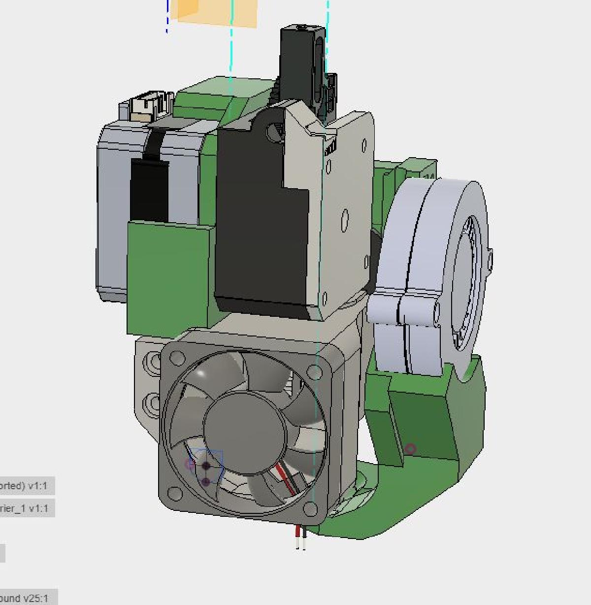 CR10 mod direto para servico pesado, tita + v5dissipador de calor + vulcao / ou / v6dissipador de calor + motor de panqueca BETA
