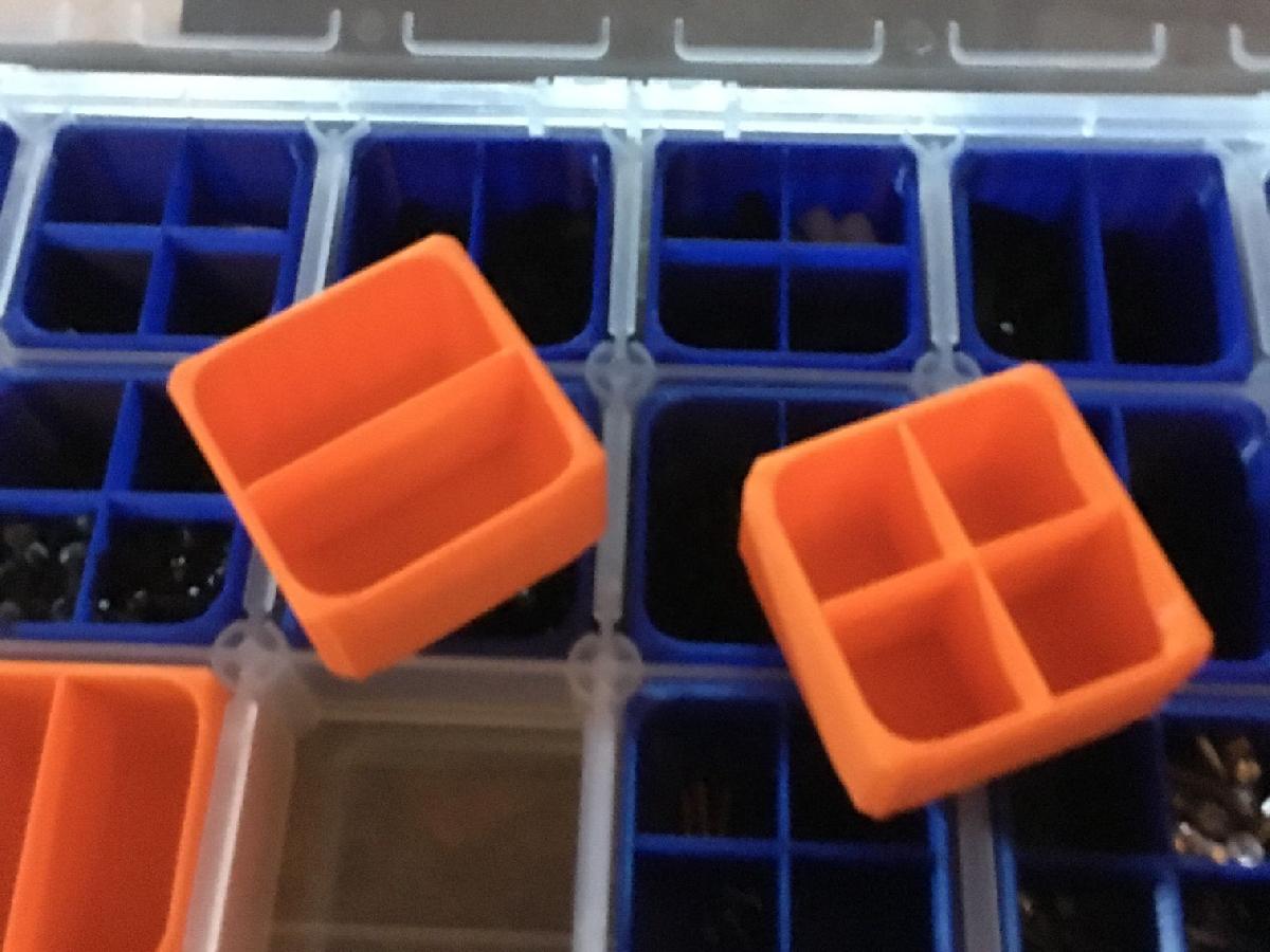 Caixas pequenas para organizador Husky de 14 polegadas