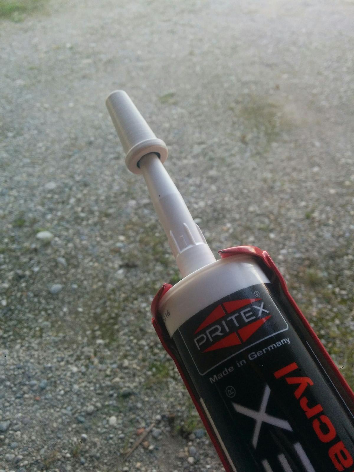 Trava de cartucho (tubo de calafetagem) (acrilico, silicone etc)