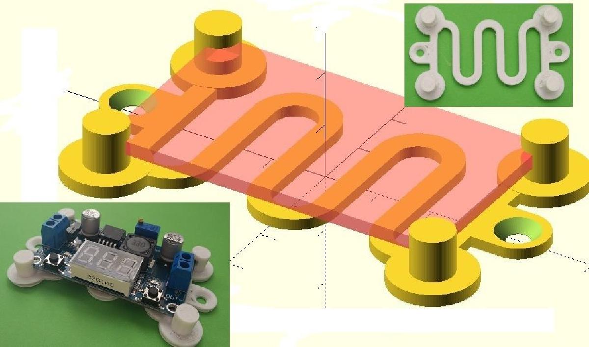 Suporte de placa de circuito parametrico