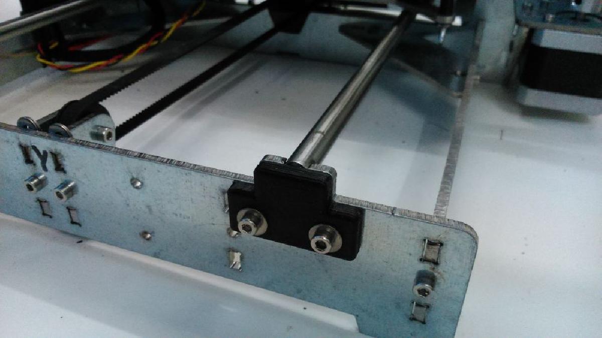 placa de parada hastes Y Prusa I3 Aco