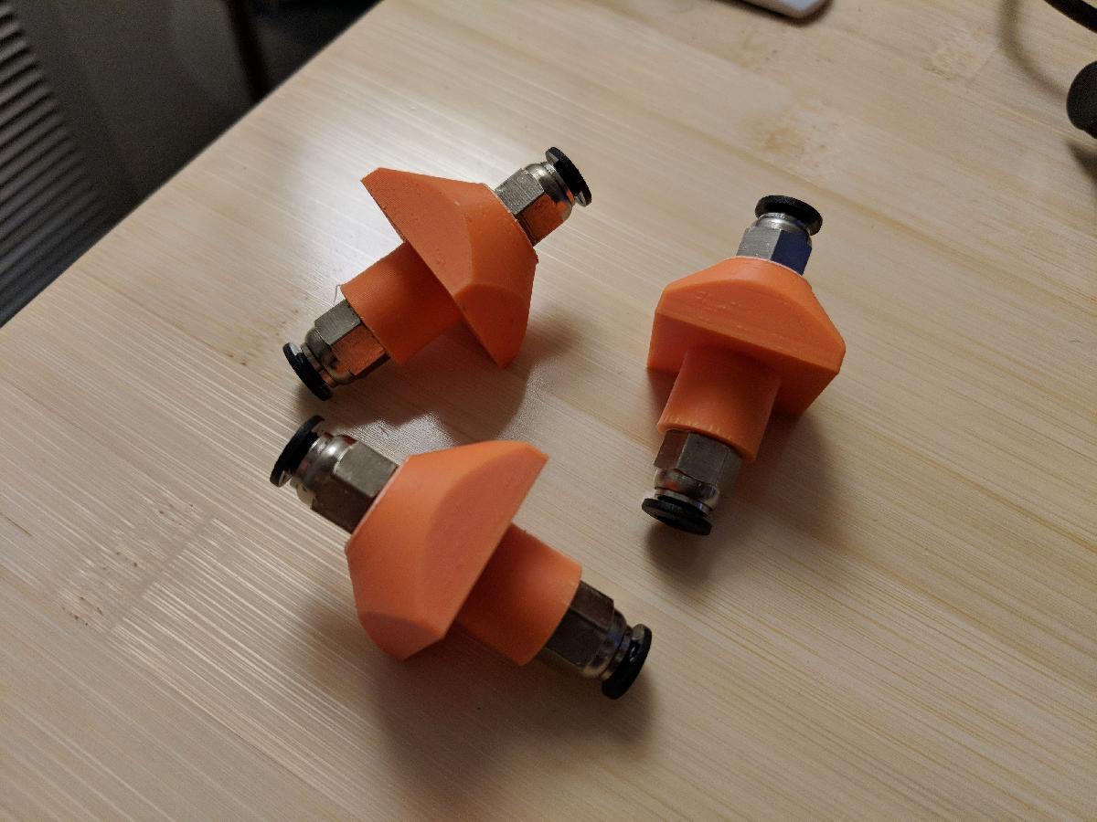 Suporte de montagem de dupla face para passagem de tubos de PTFE