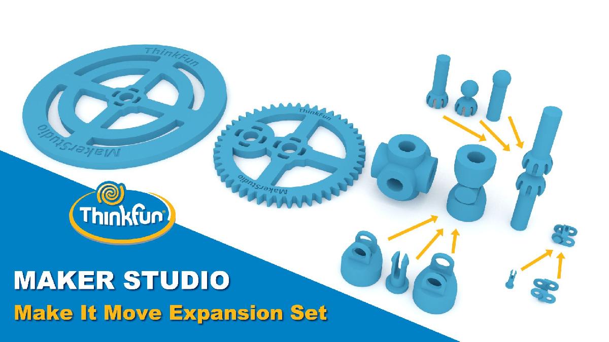 Thinkfun Maker Studio   Conjunto de Expansao Faca Mover