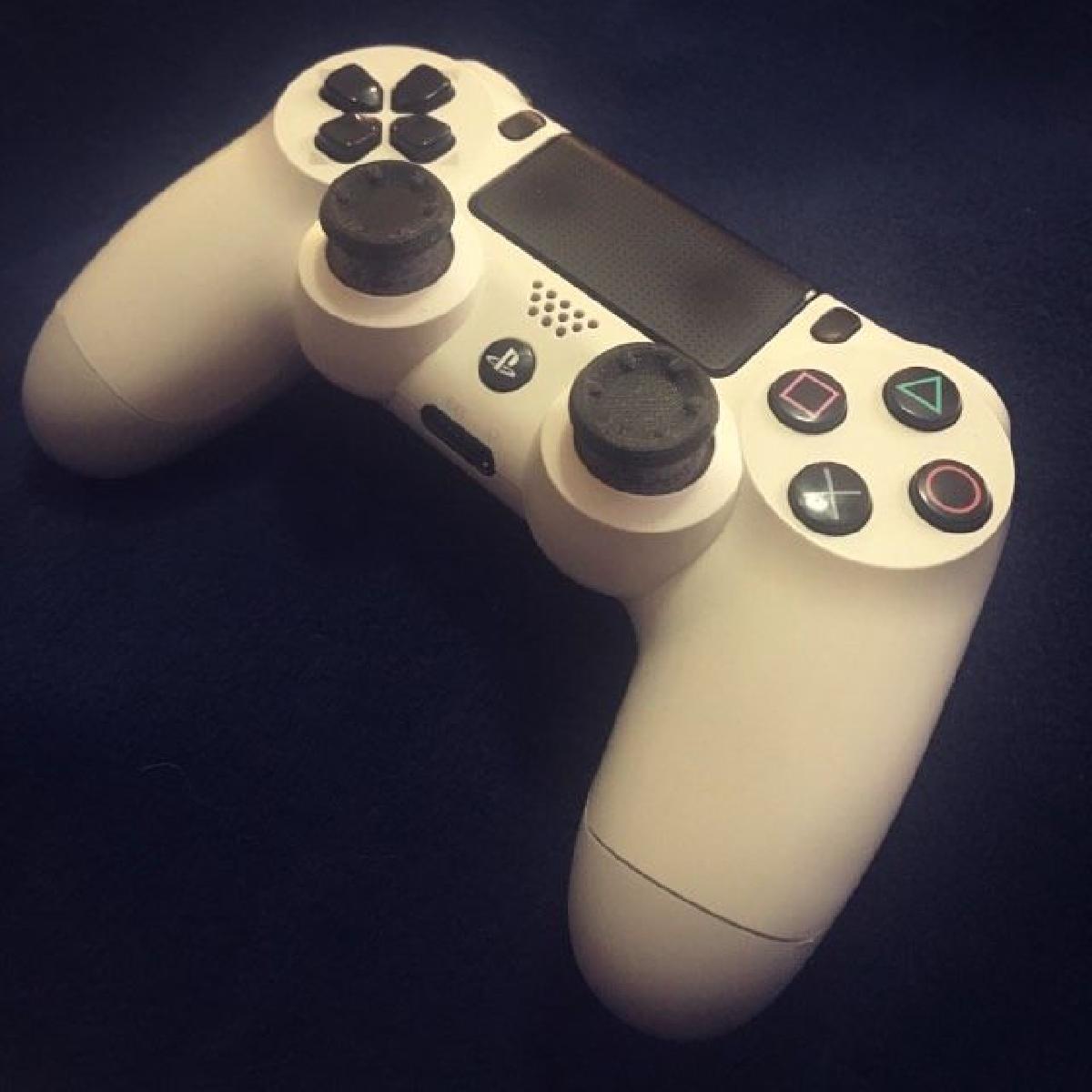 Controles de polegar estilo X Box e concavo para PS4