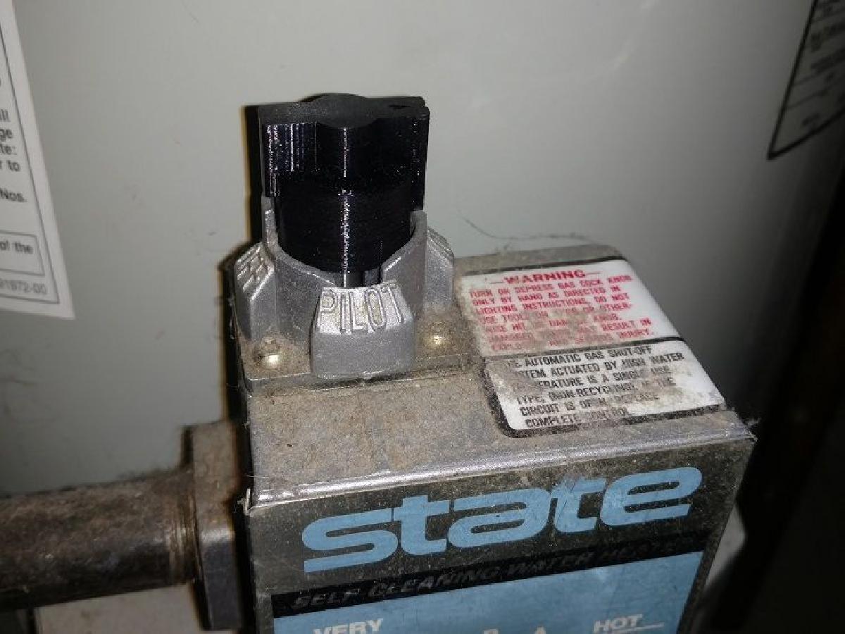 Botao do aquecedor de agua a gas