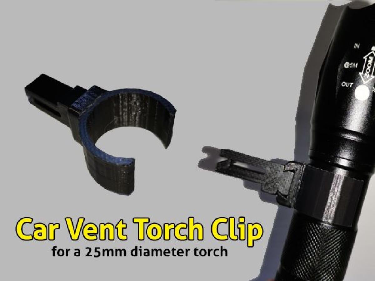 Clip de Tocha para Ventilacao de Carro   25mm