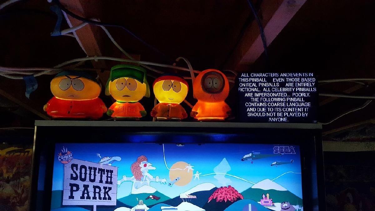 Sinal de Aviso do Pinball South Park