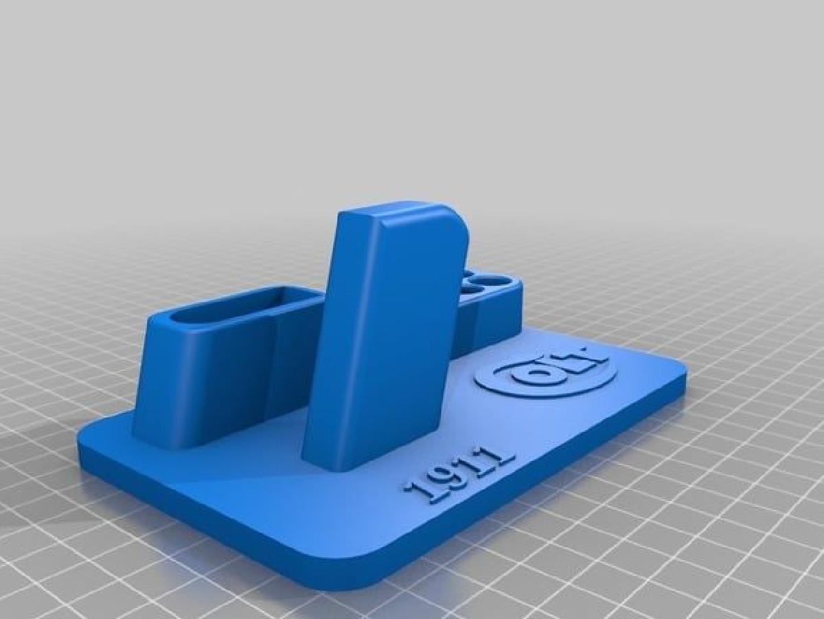 1911 45 Display Stand (para camas de impressao menores)