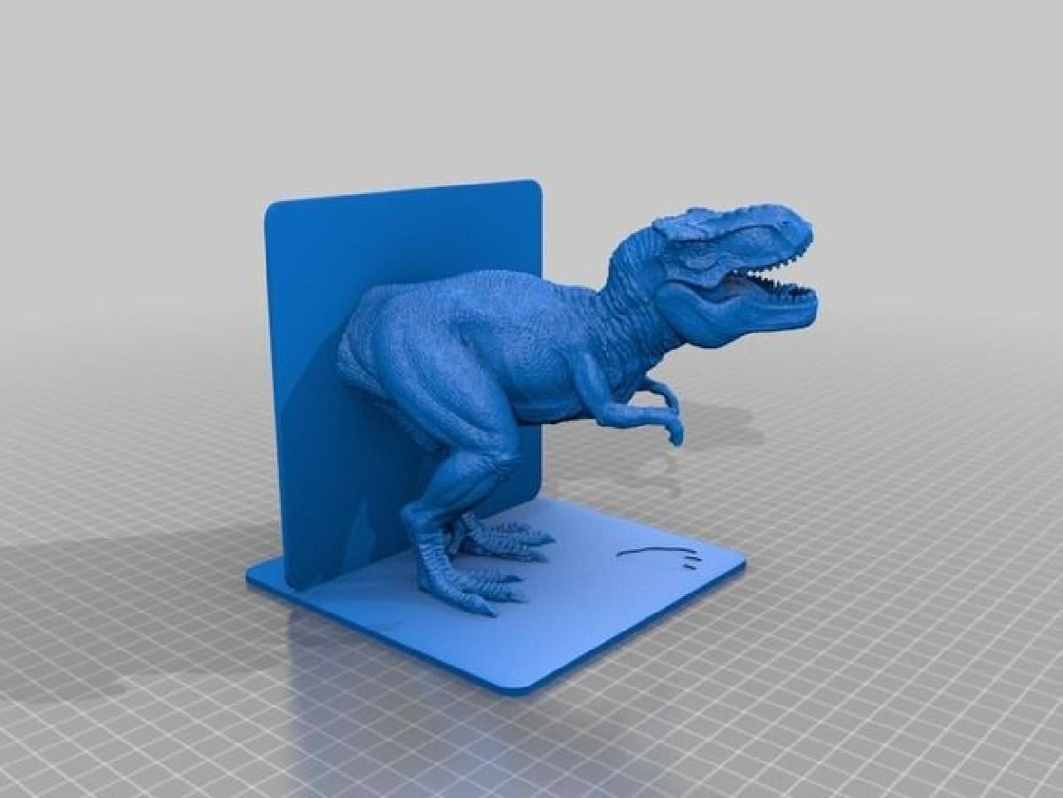 Suporte de Livro Modelo de Dinossauro Tyrannosaurus Rex T Rex