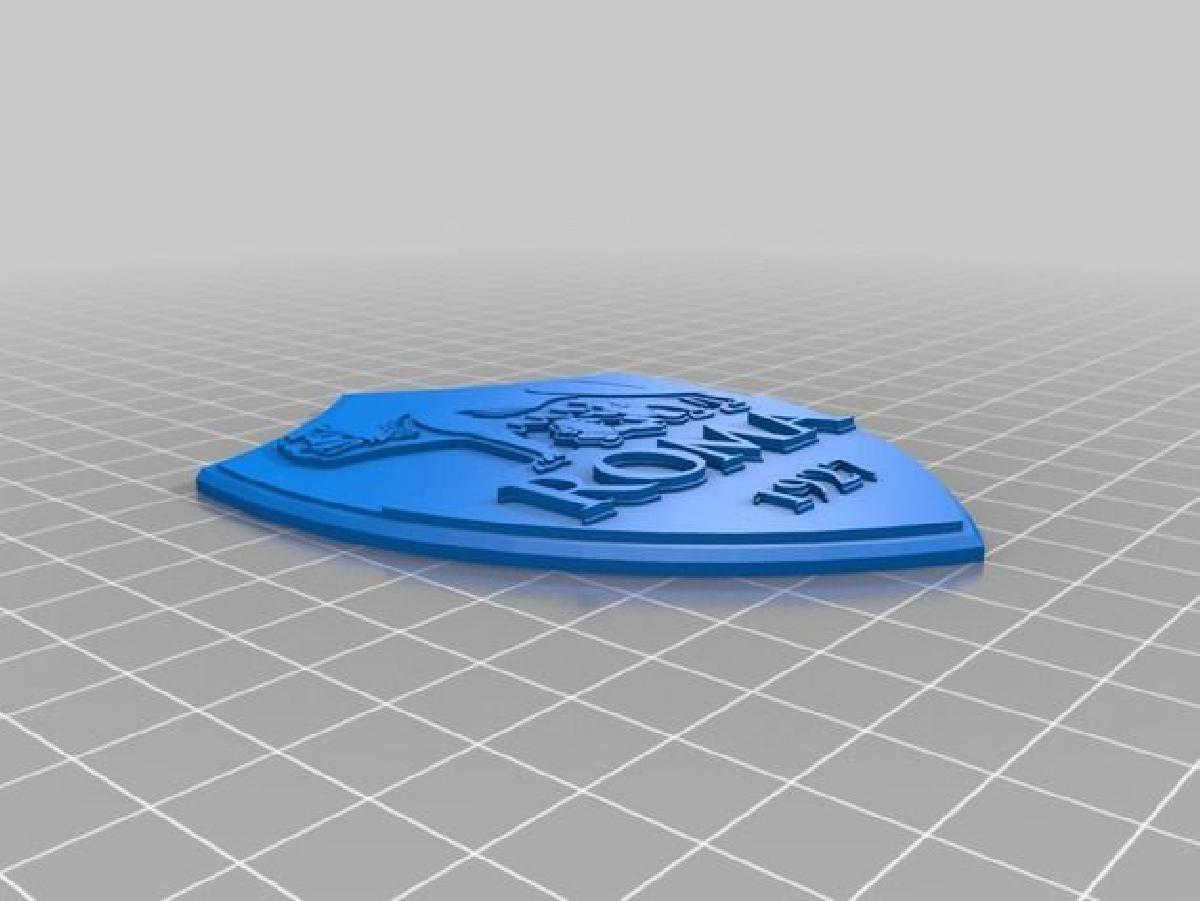 escudo da AS Roma   multicores