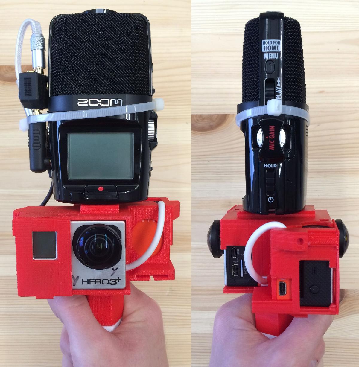 Kit de Campo de Video 360° Dual GoPro para Reporteres