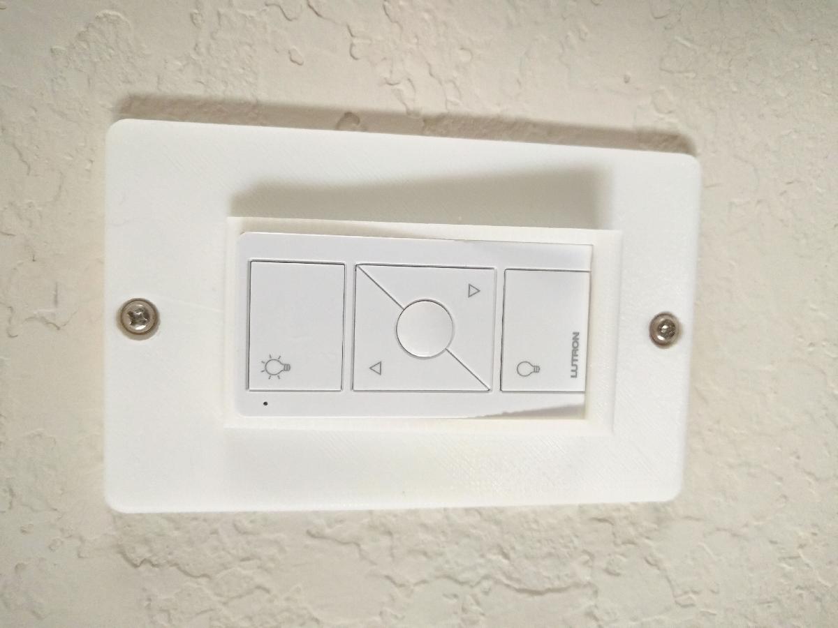 Placa de Montagem para Controle Remoto Lutron Pico